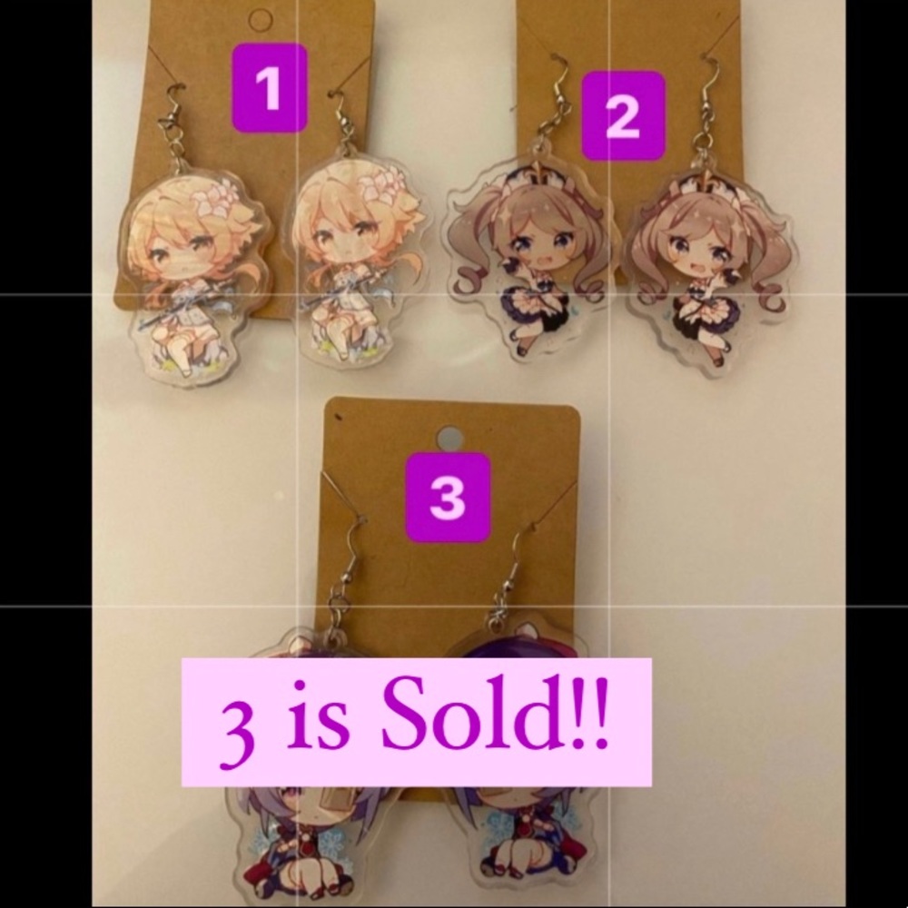 Genshin Impact Earrings!